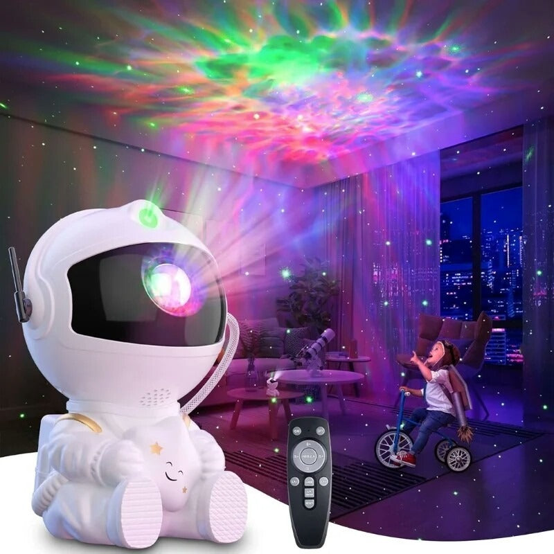 Astronaut Galaxy Starry Sky Projector Light with Remote & Timer
