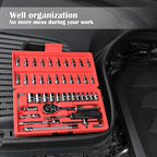 All-in-One 46-Piece Socket Wrench & Bit Kit for Car, Bike & Home Repair