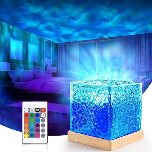 Water Waves RGB Cube Lamp