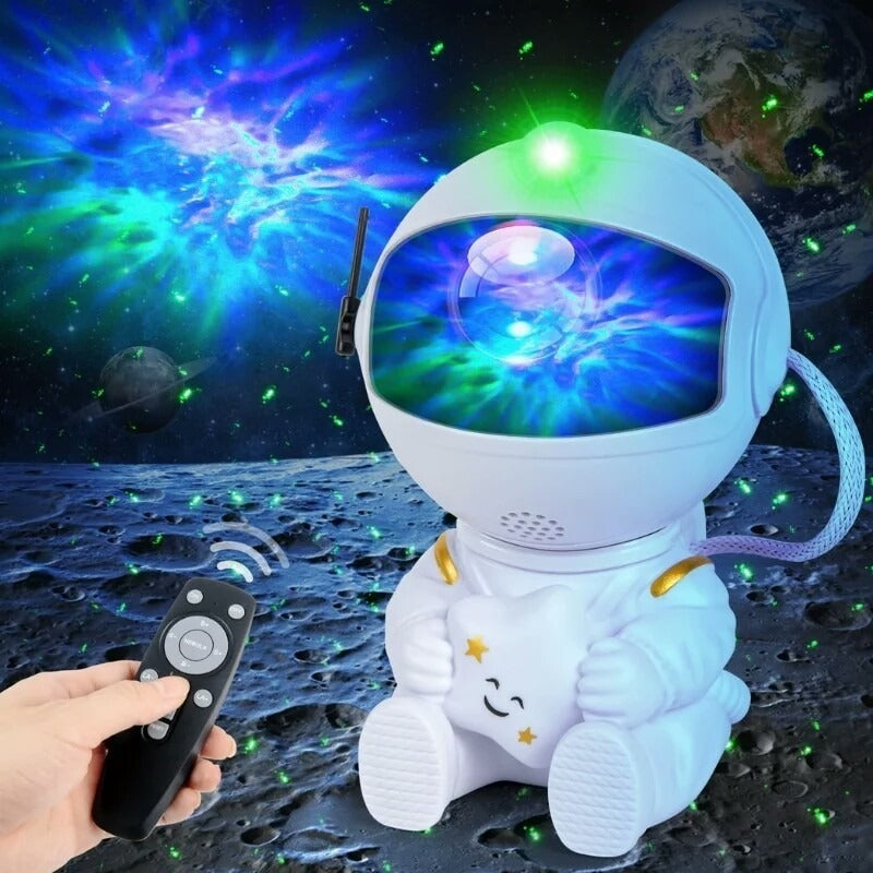 Astronaut Galaxy Starry Sky Projector Light with Remote & Timer