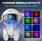 Astronaut Galaxy Starry Sky Projector Light with Remote & Timer