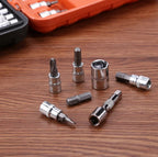 All-in-One 46-Piece Socket Wrench & Bit Kit for Car, Bike & Home Repair