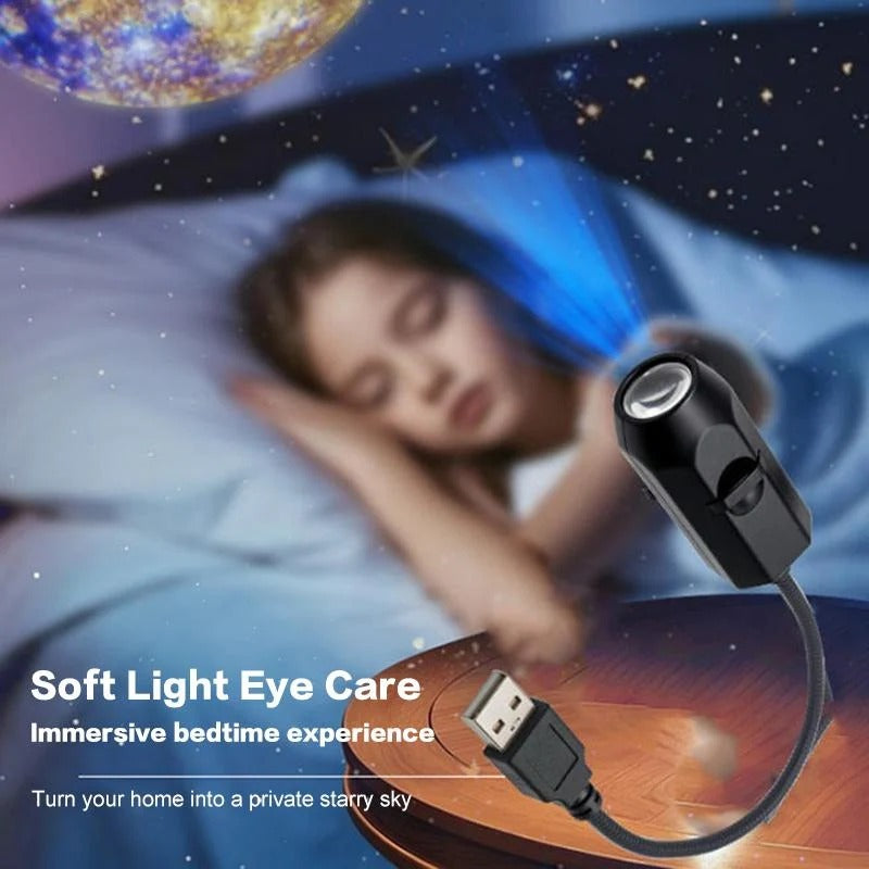 6 in 1 Galaxy Projector Lamp – 6 Lenses Included