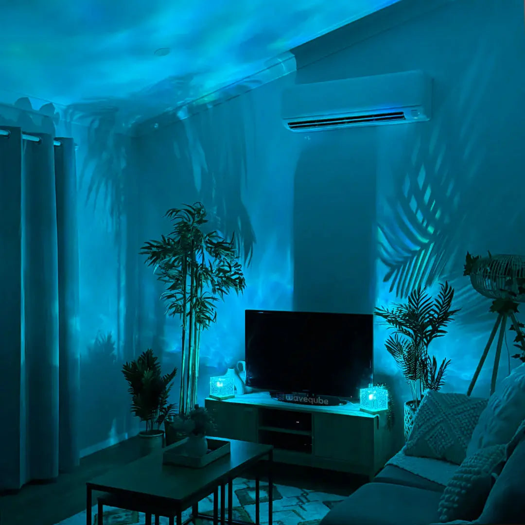 Water Waves RGB Cube Lamp